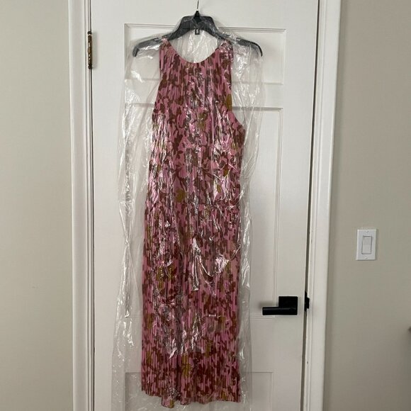 ElyseWalker Pink Floral Evening Dress Size M NWT - Picture 2 of 4